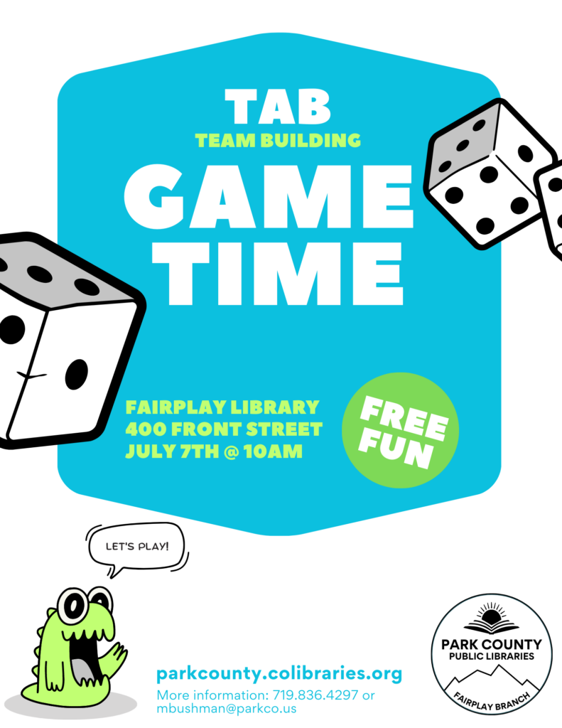 Fairplay Library Calendar To Park County Public Libraries