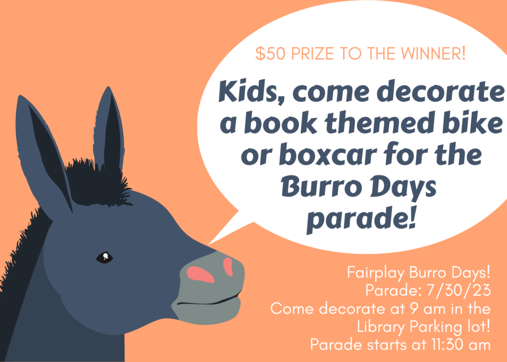 Fairplay Library Calendar To Park County Public Libraries