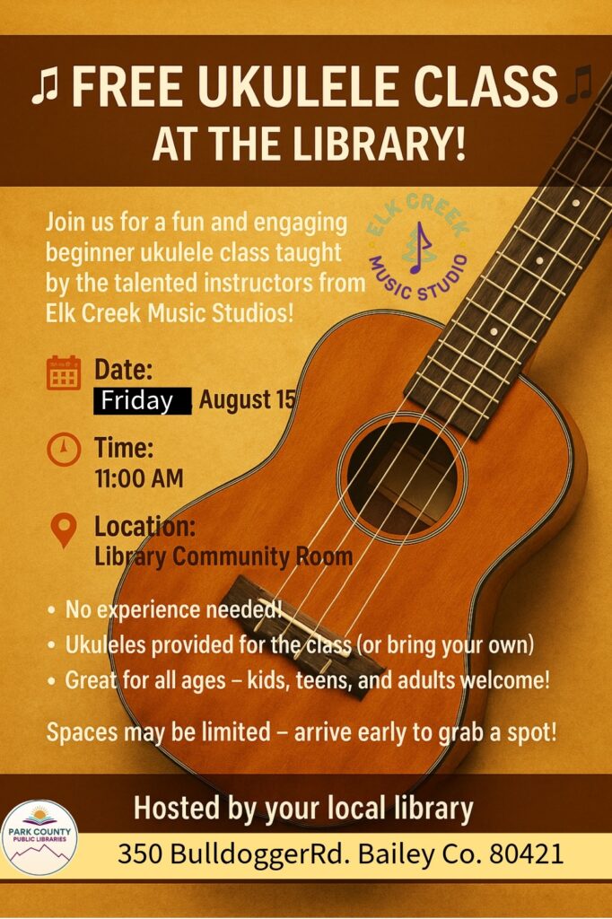 Bailey: Ukulele Class (All ages, Free)