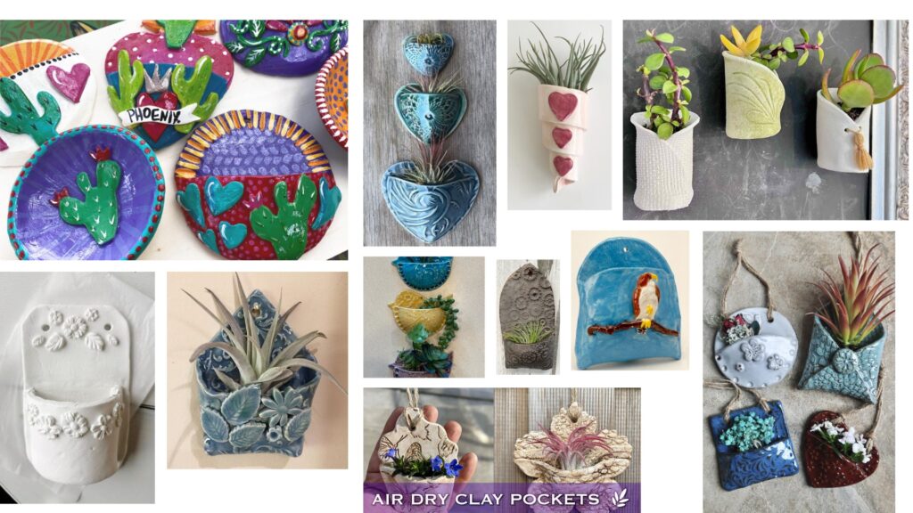 Bailey: Air-Dry Wall Pockets Craft (All Ages)