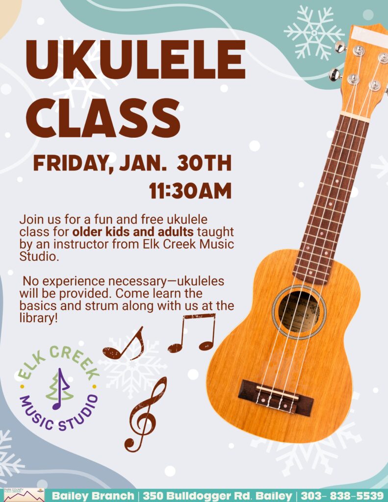 Bailey: Ukulele Class (All ages, Free)