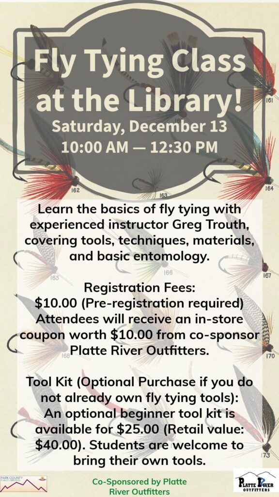 Bailey: Fly Tying Class