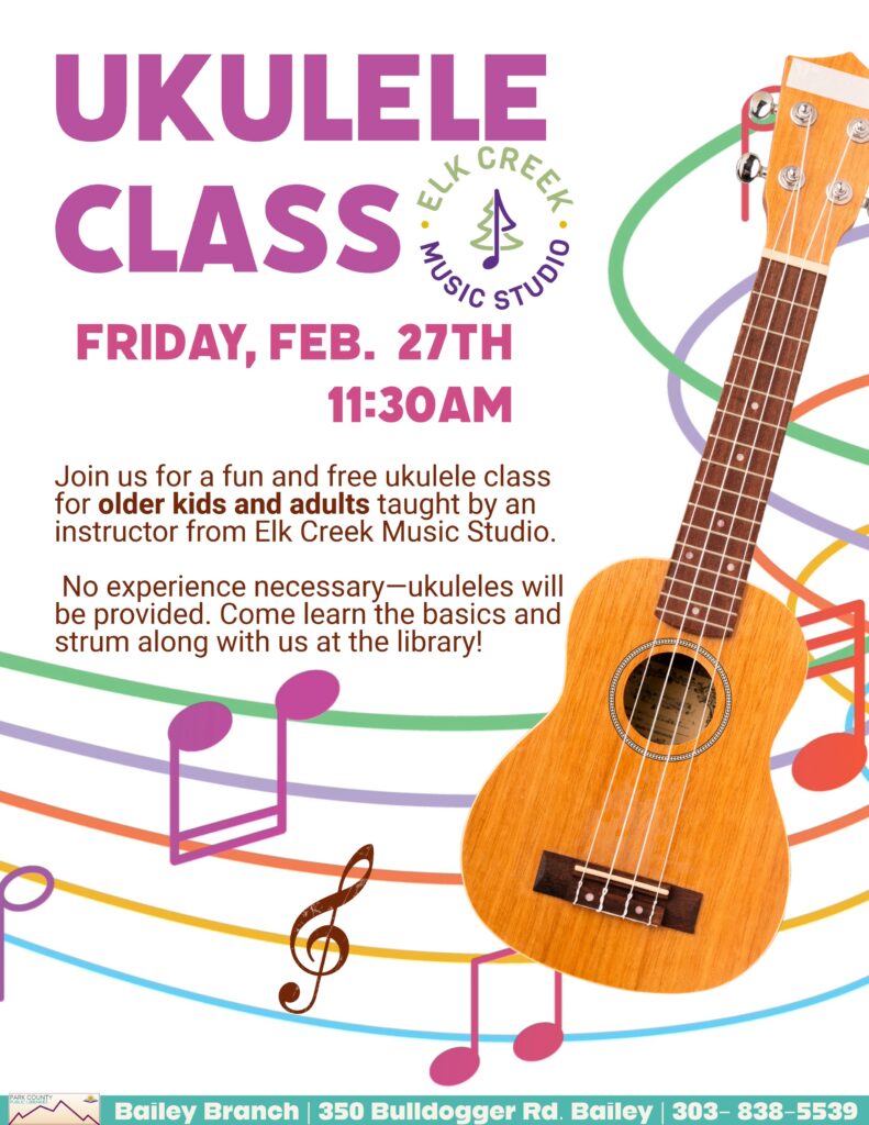 Bailey: Ukulele Class (All ages, Free)